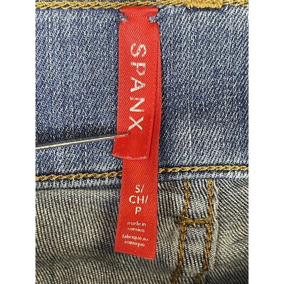 Spanx Jeans Womens Small Blue Pull On Stretch Skinny Slim‎ Denim Adult - Picture 7 of 11